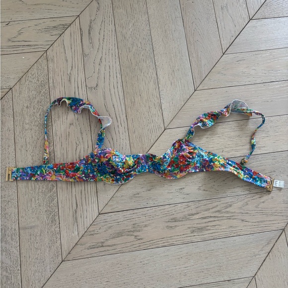 NWOT Ysé Vague Blonde balconette bikini top size 32A - Picture 4 of 7